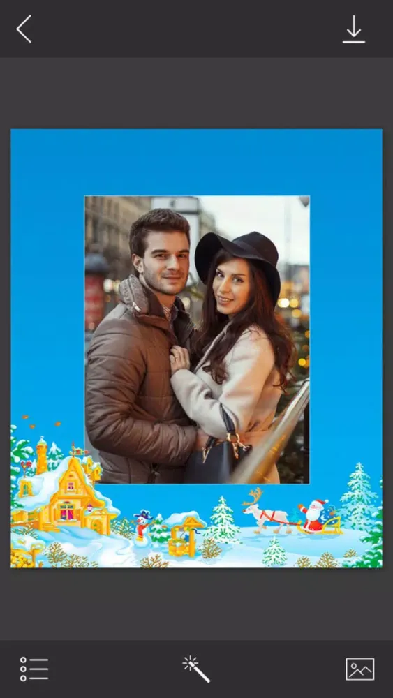Holiday Xmas Picture Frame - Picture Editor Ekran Görüntüleri