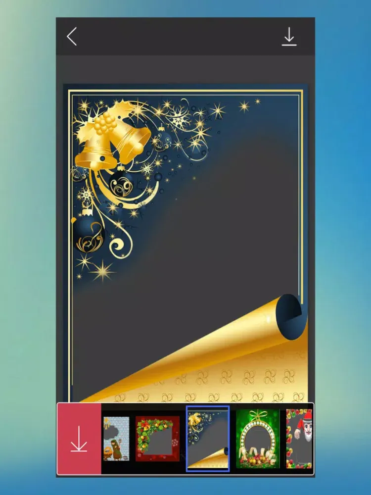 Capturas de tela do Xmas Jingle bell Picture Frame - Hd Frames Free iPad 