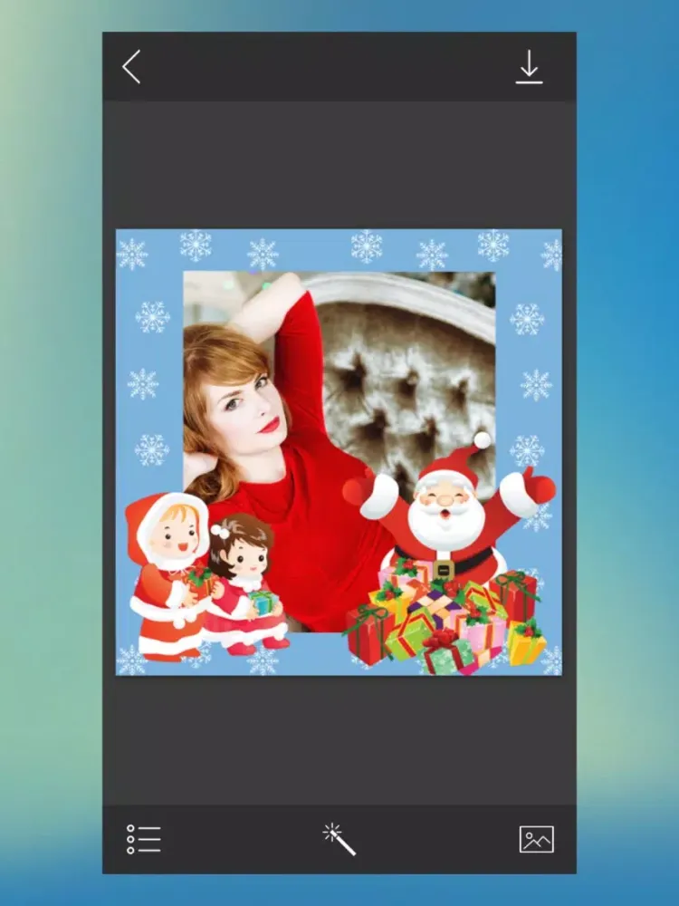 Capturas de tela do Xmas Jingle bell Picture Frame - Hd Frames Free iPad 