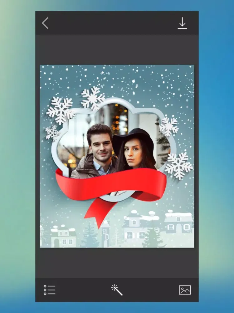 Xmas 2017 Photo Frames - Instant Photo frame Maker iPad  スクリーンショット