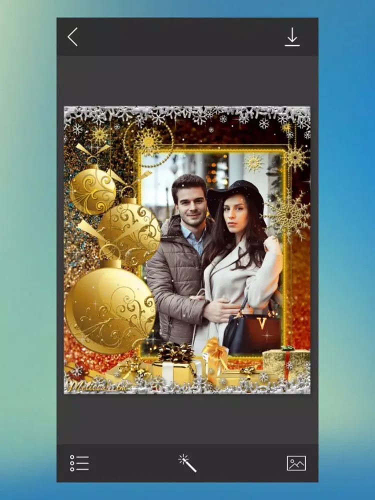 Xmas 2017 Photo Frames - Instant Photo frame Maker iPad  スクリーンショット