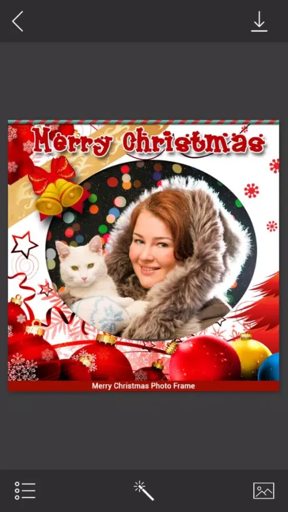 Holiday Xmas Photo Frames - Photo Lab Ekran Görüntüleri