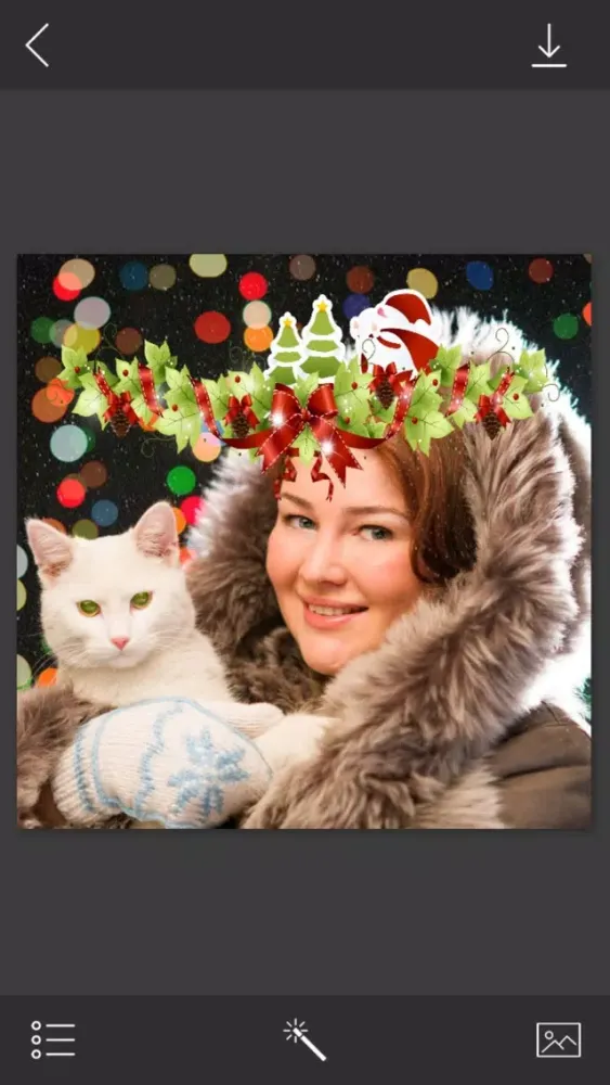 Holiday Xmas Photo Frames - Photo Lab Ekran Görüntüleri