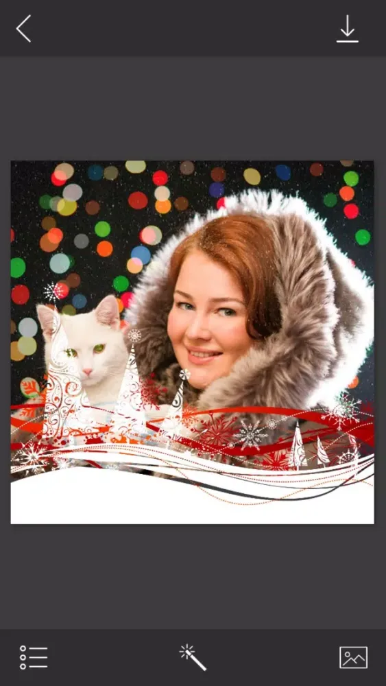 Holiday Xmas Photo Frames - Photo Lab Ekran Görüntüleri