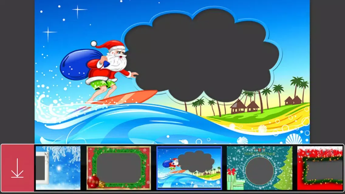 ภาพหน้าจอของ Christmas Tree Picture Frame - Make Profile pic