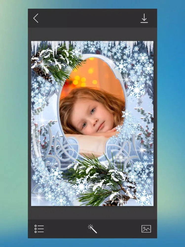 Christmas Tree HD Frame - Magic Frames iPad 应用截图