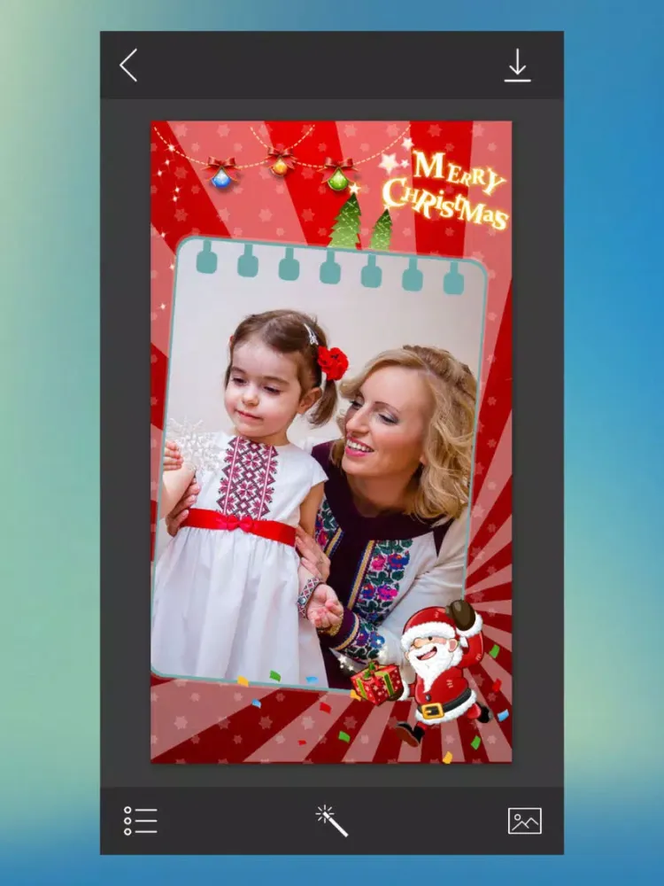 Скриншоты Creative Christmas Frame - Cool Frames iPad 