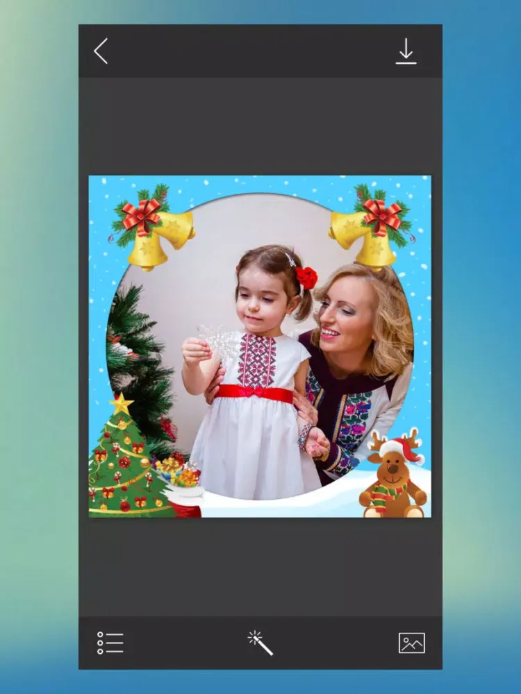 Скриншоты Creative Christmas Frame - Cool Frames iPad 