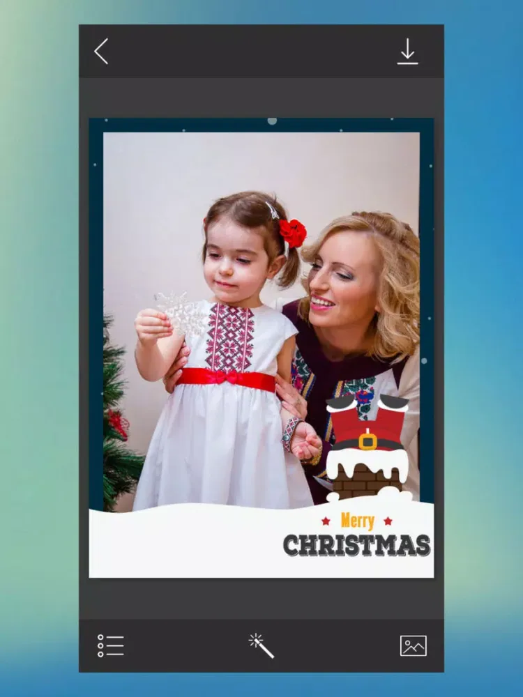 Скриншоты Creative Christmas Frame - Cool Frames iPad 