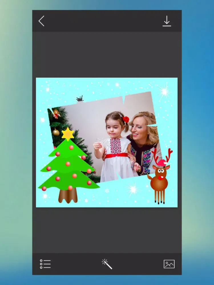 Скриншоты Creative Christmas Frame - Cool Frames iPad 