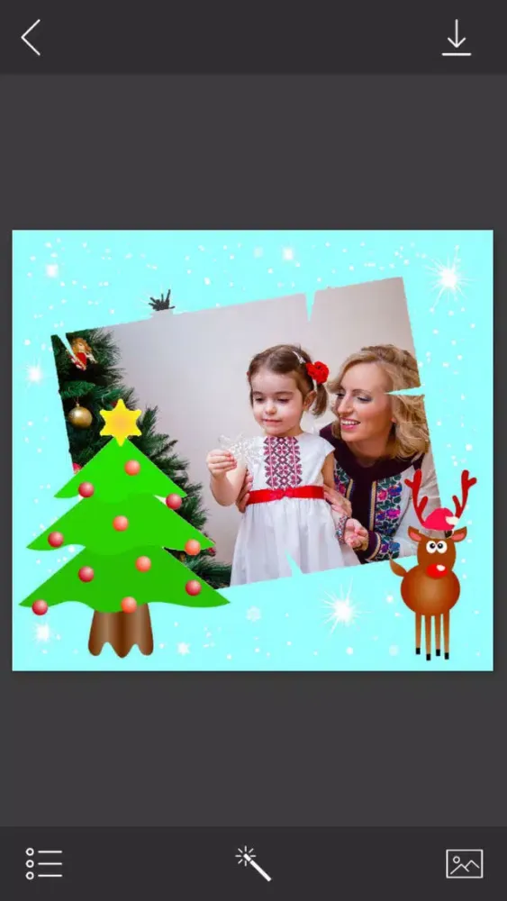 Скриншоты Creative Christmas Frame - Cool Frames