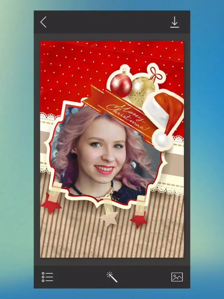 Screenshot di Christmas Jingle bell HD Frame - Design scrapbook iPad 