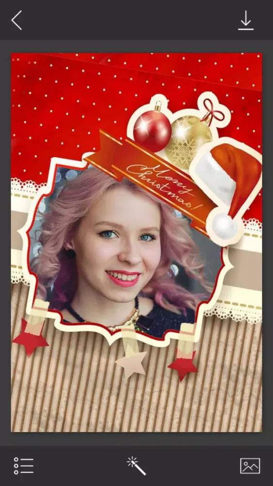 Screenshot di Christmas Jingle bell HD Frame - Design scrapbook