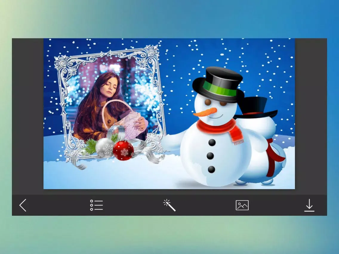 Xmas Jingle bell Photo Frames - Magic Frames iPad  Screenshots