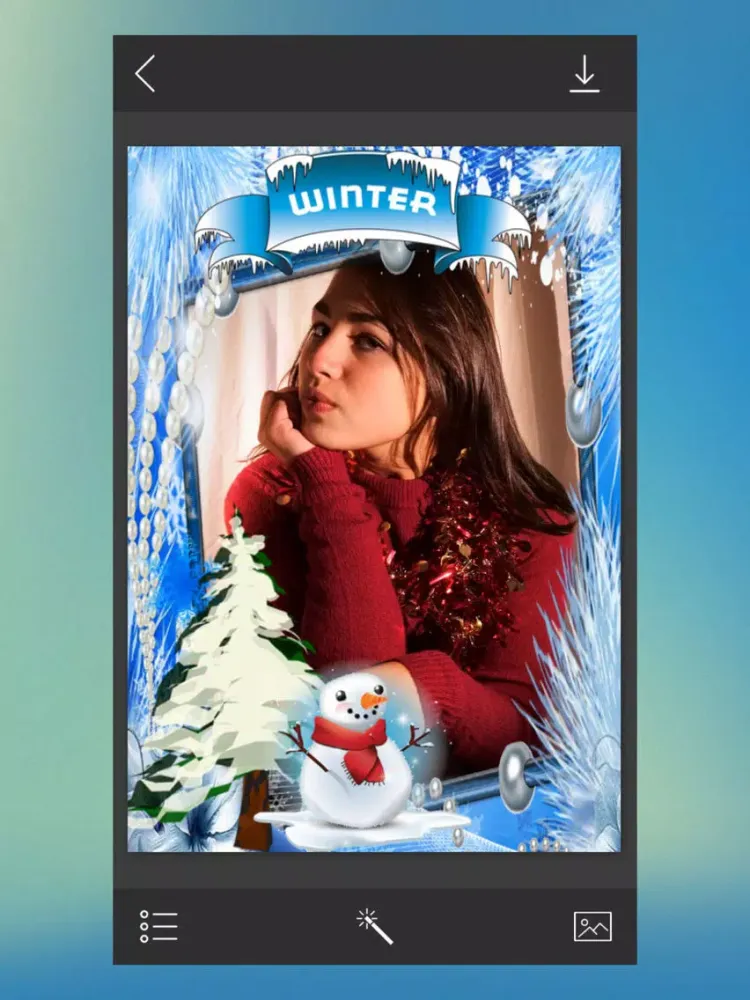 ภาพหน้าจอของ Christmas Hd Photo Frames - Profile pic Maker iPad 