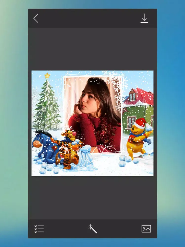 ภาพหน้าจอของ Christmas Hd Photo Frames - Profile pic Maker iPad 