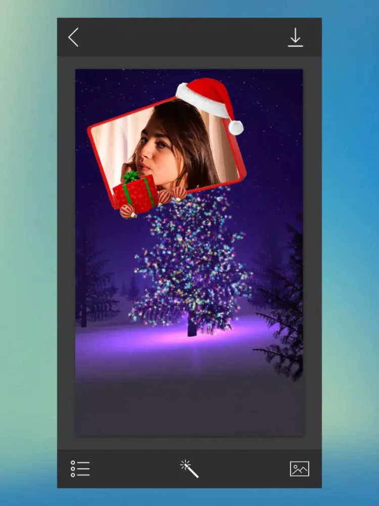 ภาพหน้าจอของ Christmas Hd Photo Frames - Profile pic Maker iPad 