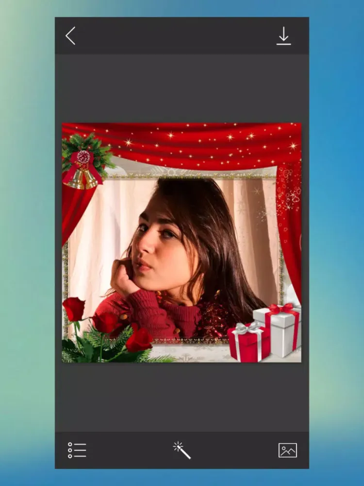 ภาพหน้าจอของ Christmas Hd Photo Frames - Profile pic Maker iPad 