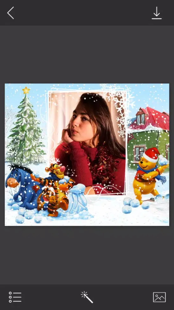 ภาพหน้าจอของ Christmas Hd Photo Frames - Profile pic Maker