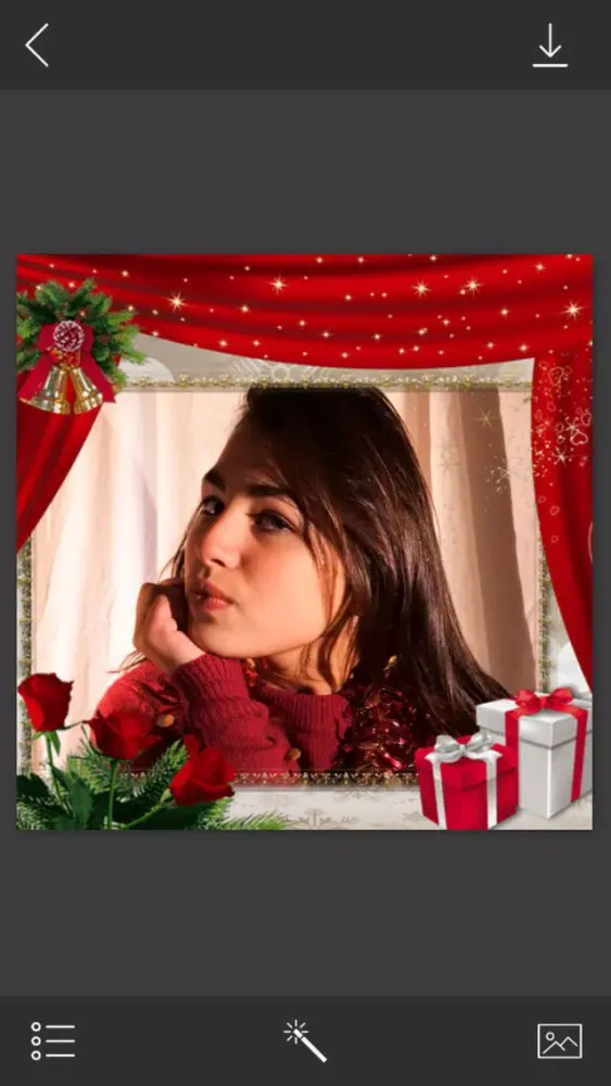 ภาพหน้าจอของ Christmas Hd Photo Frames - Profile pic Maker