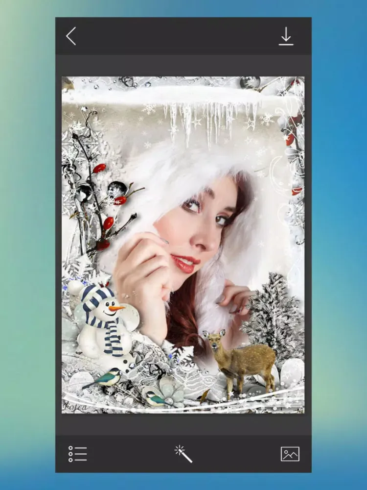 Скриншоты Holiday Christmas Photo Frame - Creative Design iPad 