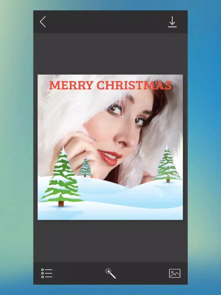 Скриншоты Holiday Christmas Photo Frame - Creative Design iPad 