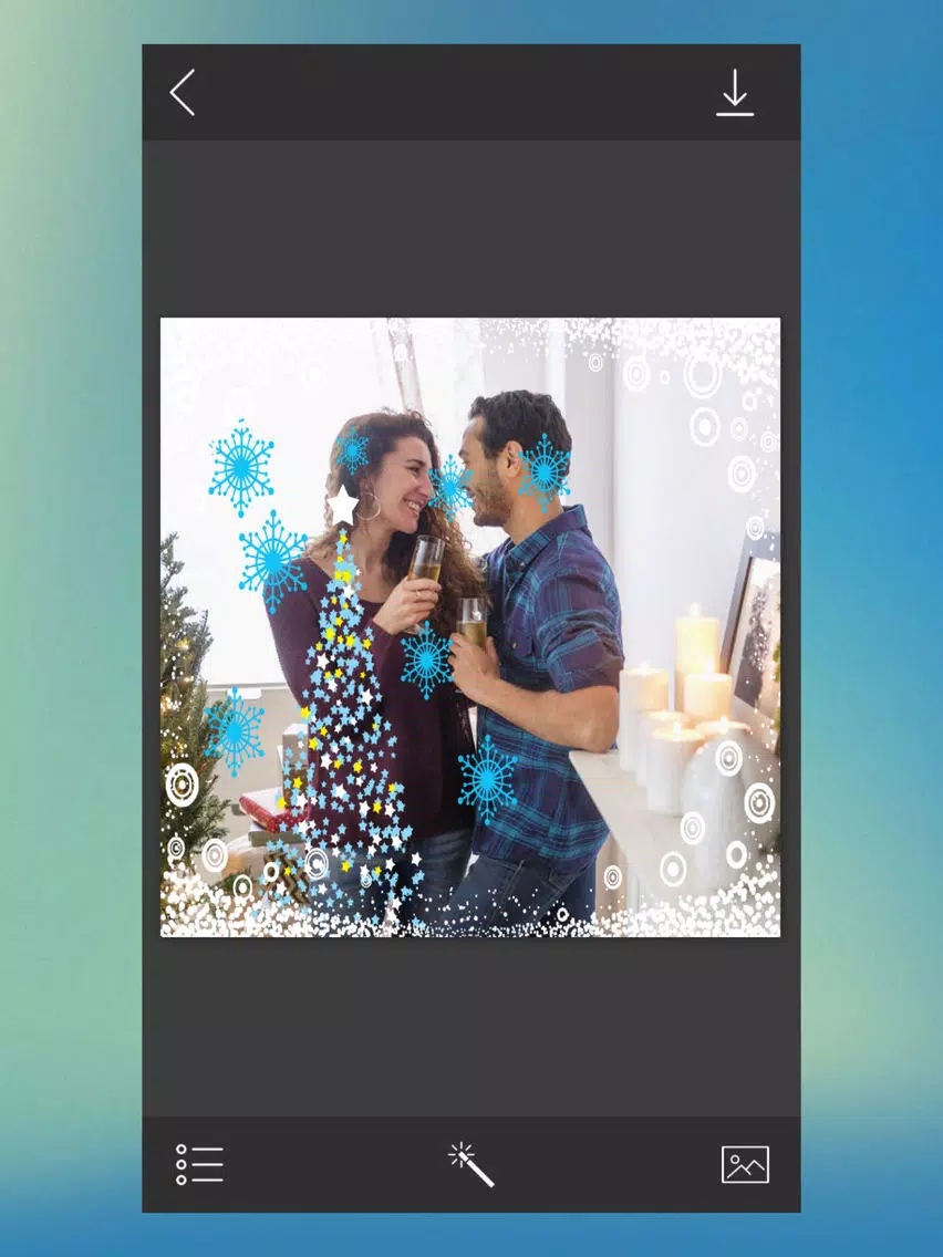 Ảnh chụp màn hình của Xmas Special HD Photo Frame - Photo editor iPad 