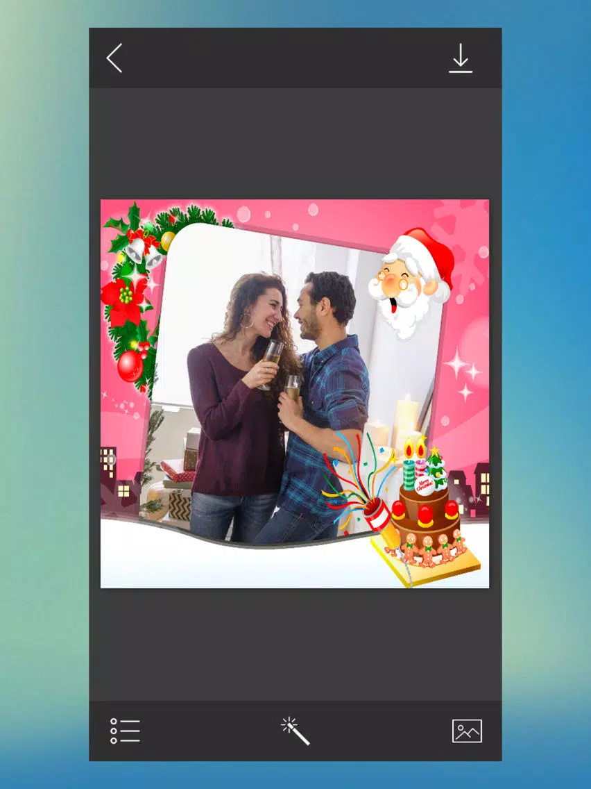 Ảnh chụp màn hình của Xmas Special HD Photo Frame - Photo editor iPad 