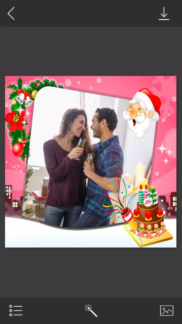 Ảnh chụp màn hình của Xmas Special HD Photo Frame - Photo editor