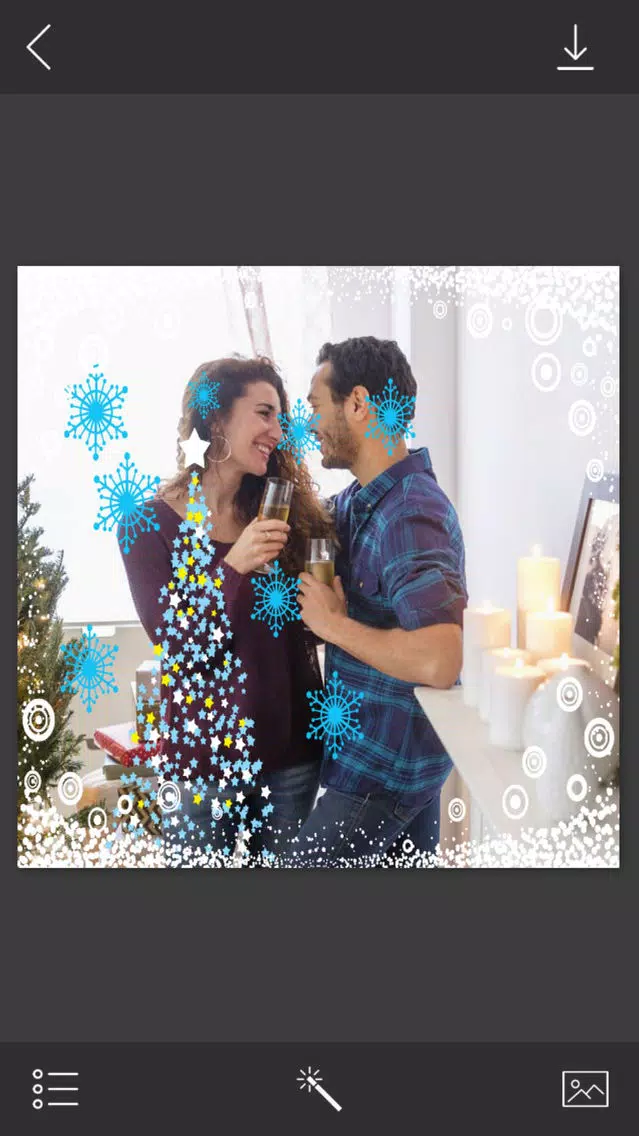 Ảnh chụp màn hình của Xmas Special HD Photo Frame - Photo editor