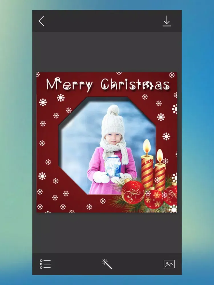Christmas Tree Photo Frame - Picture art iPad 应用截图