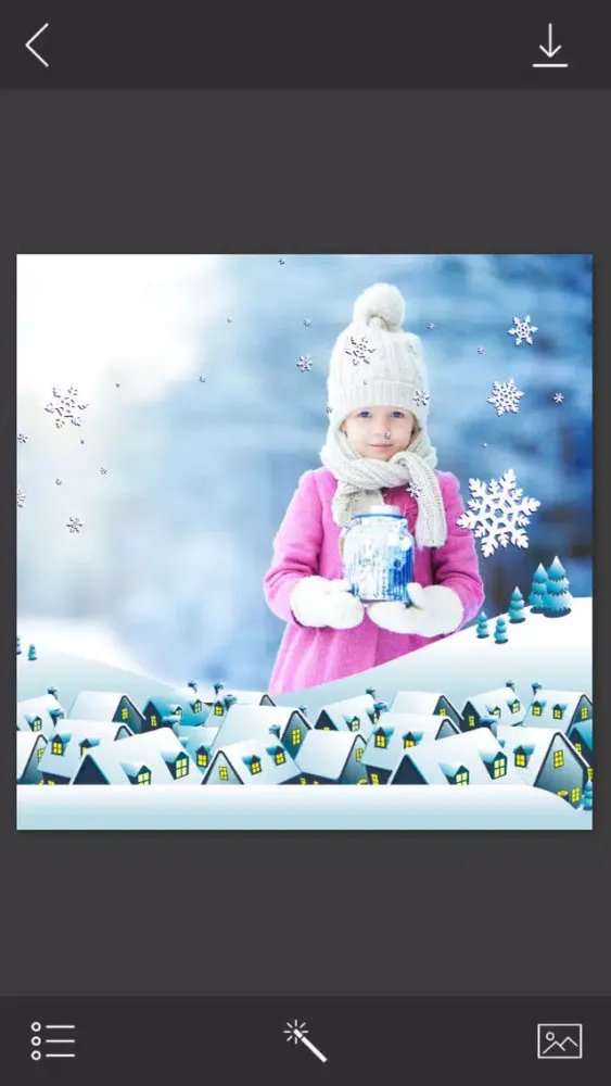 Christmas Tree Photo Frame - Picture art应用截图
