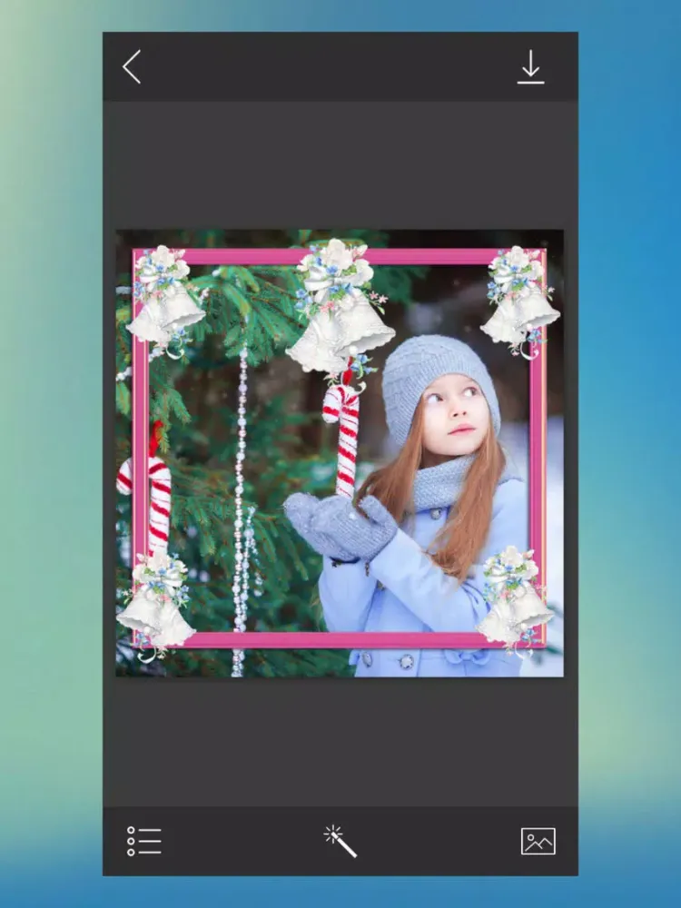 Xmas 2017 Photo Frame - Photo editor iPad  スクリーンショット