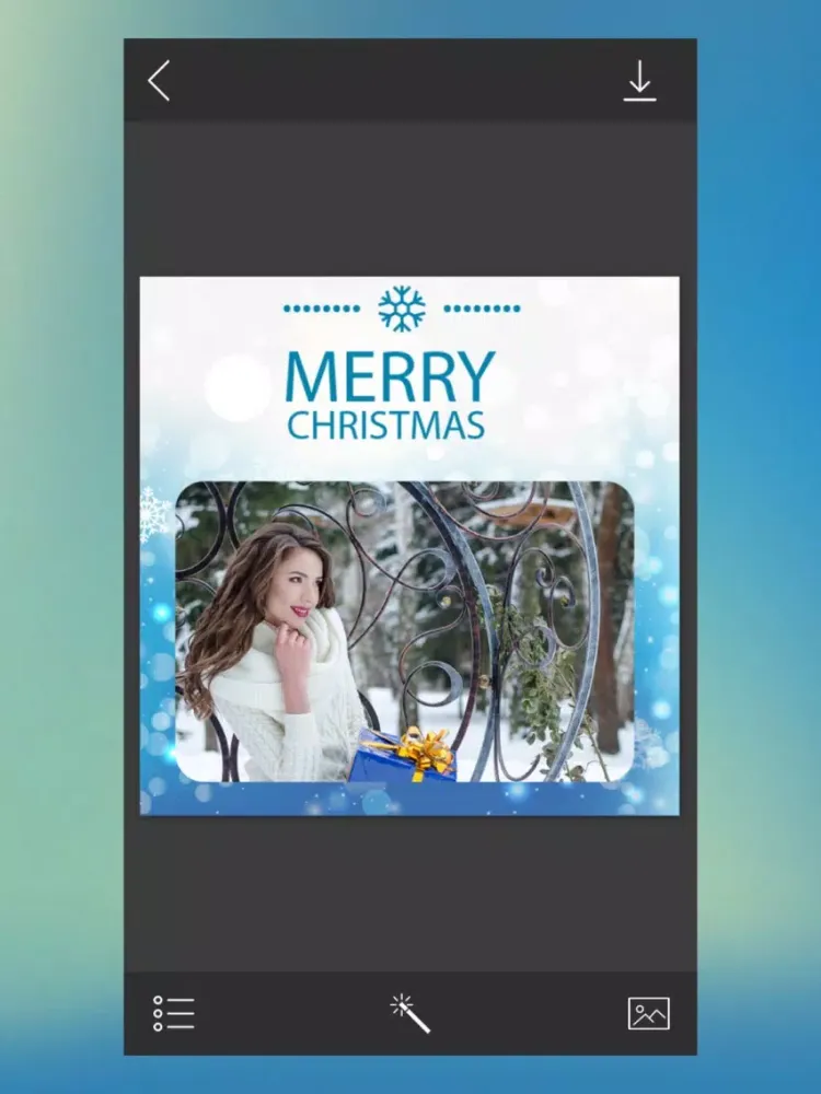 Xmas 2017 Photo Frame - Photo editor iPad  スクリーンショット