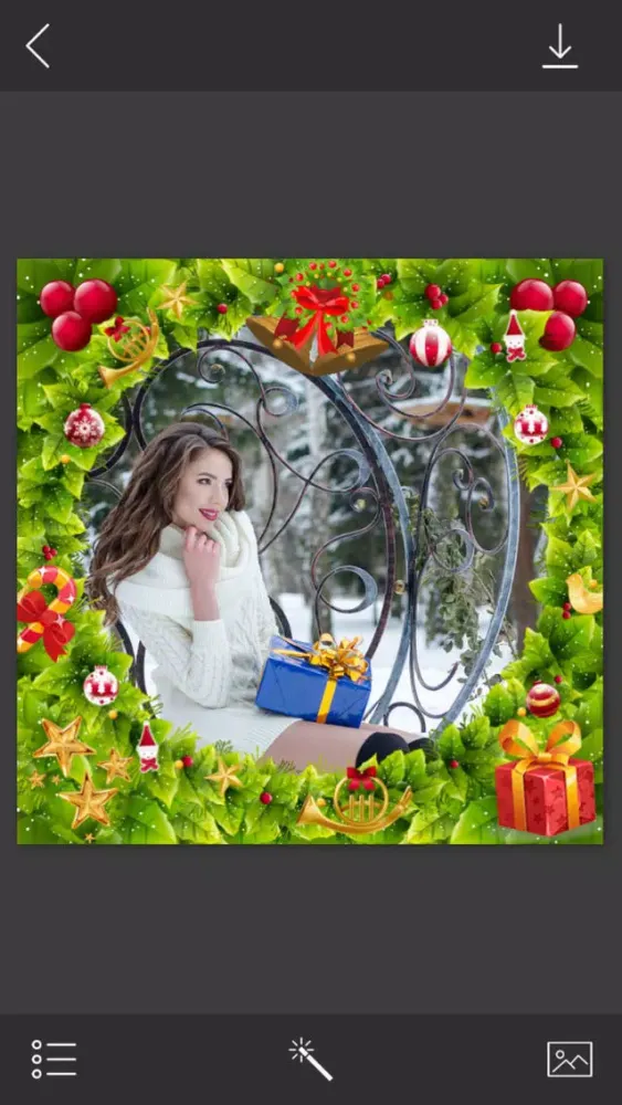 Xmas 2017 Photo Frame - Photo editor スクリーンショット
