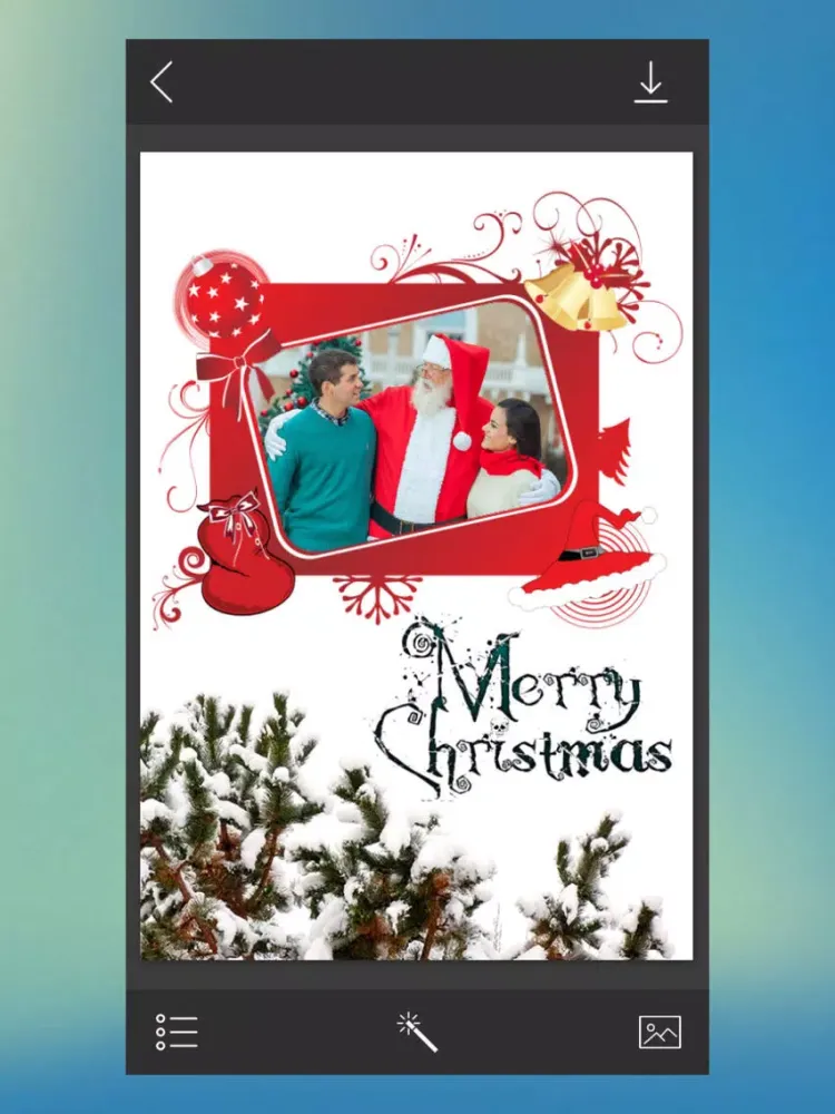 Скриншоты Xmas Special HD Frame - Frame Shop iPad 