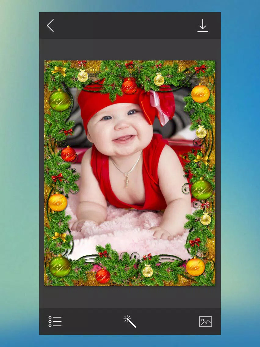 Christmas HD Frame - insta frames for photo iPad 应用截图