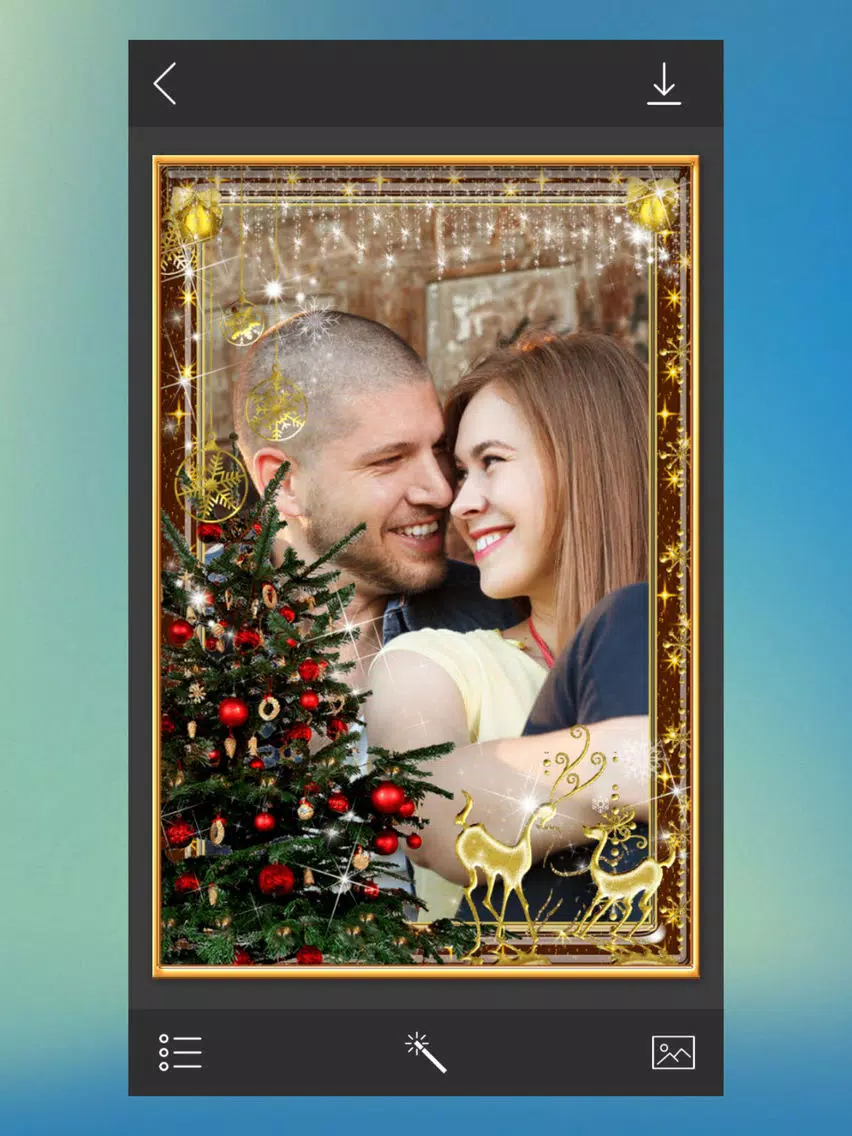 Christmas HD Frame - insta frames for photo iPad 应用截图