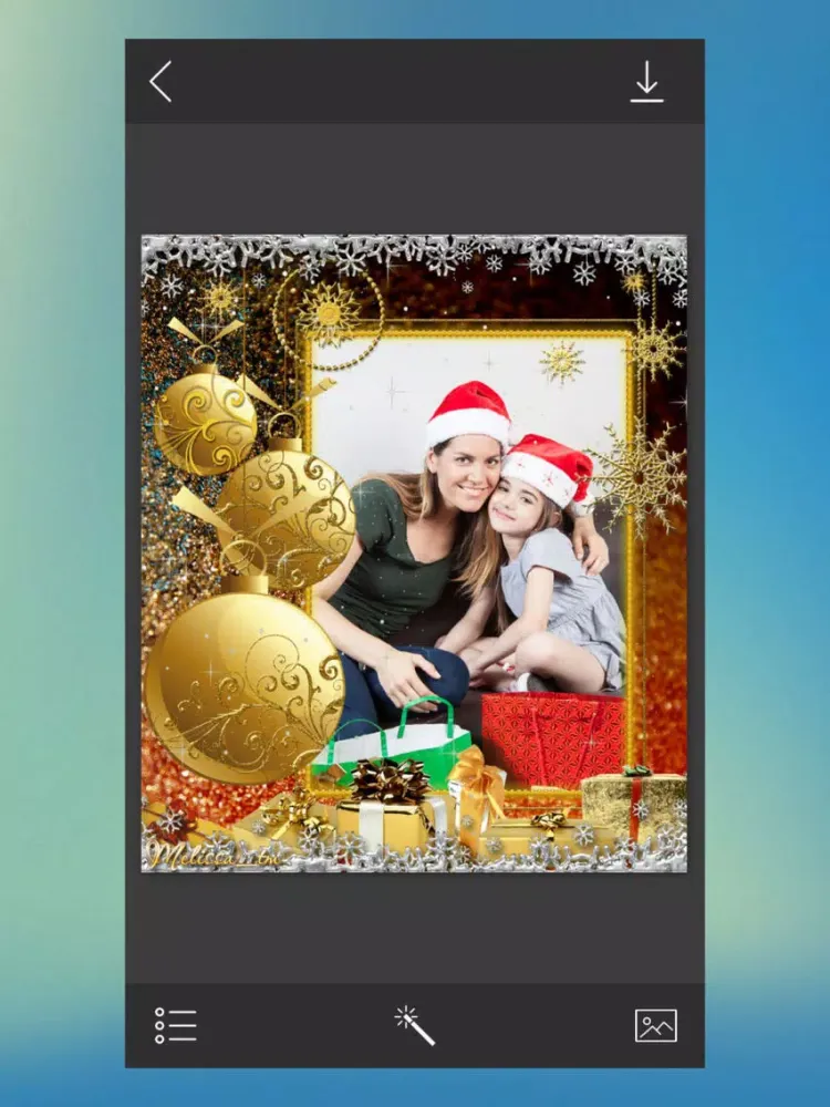 Xmas Frame - Instant pic frames iPad  スクリーンショット
