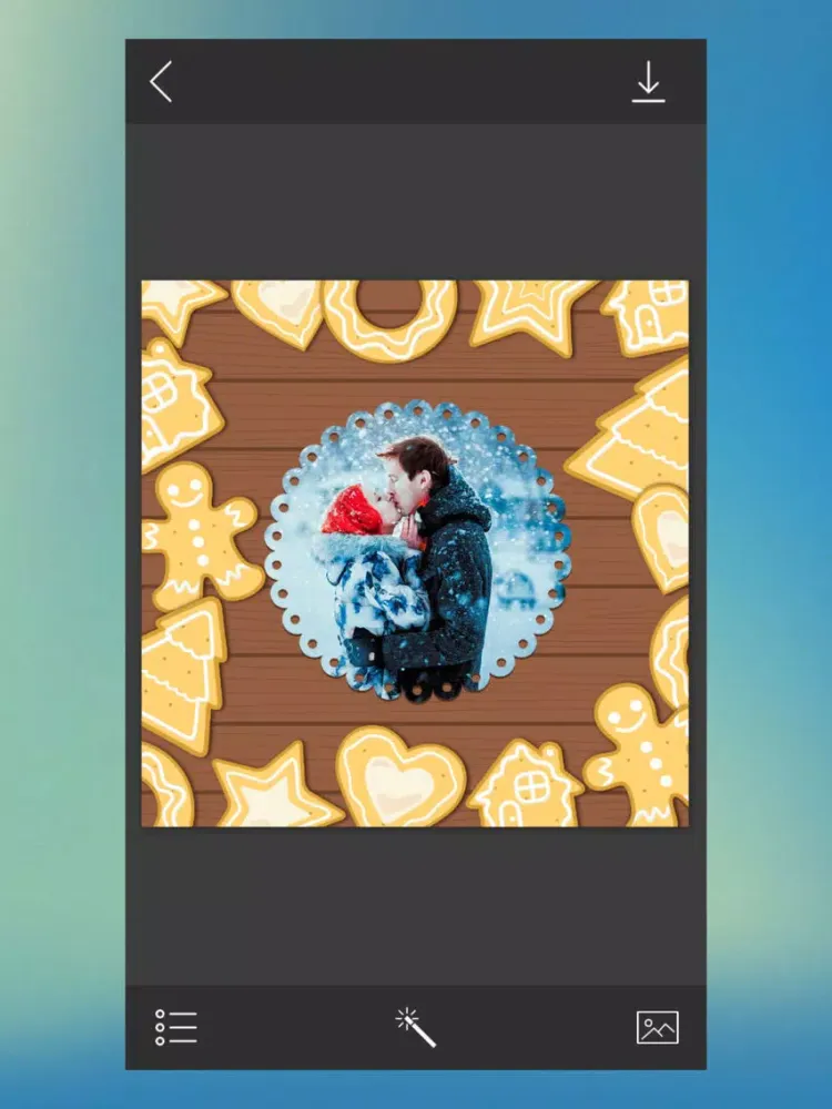 Xmas Frame - Instant pic frames iPad  スクリーンショット