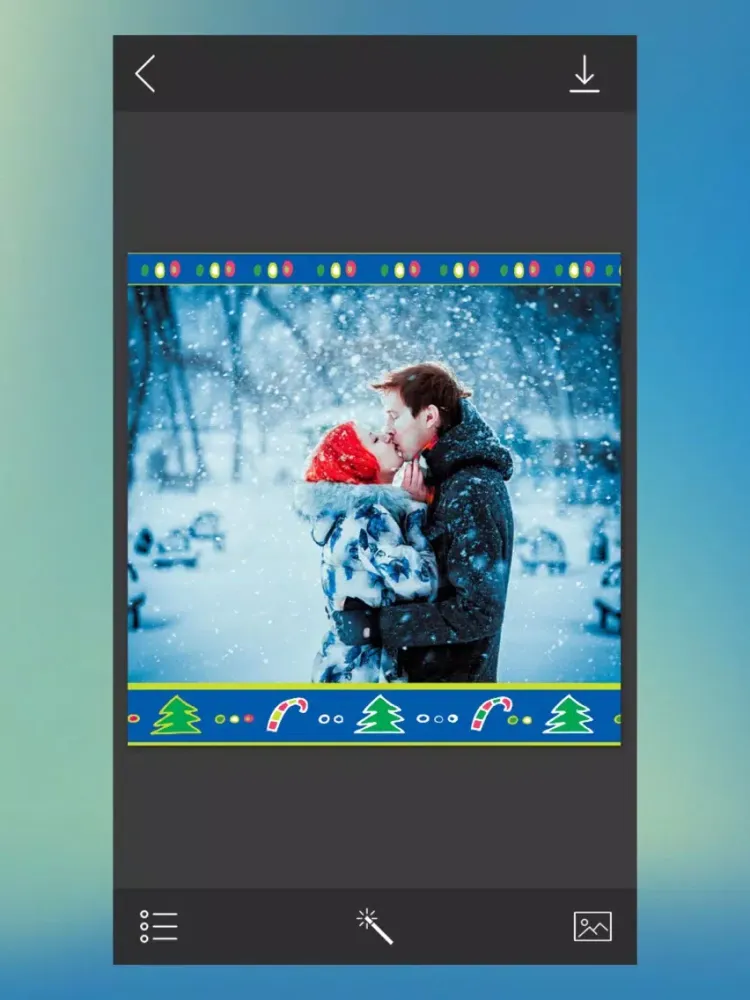 Xmas Frame - Instant pic frames iPad  スクリーンショット
