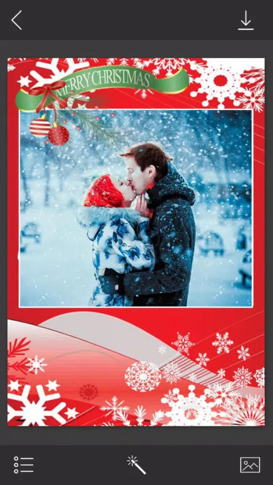 Xmas Frame - Instant pic frames スクリーンショット