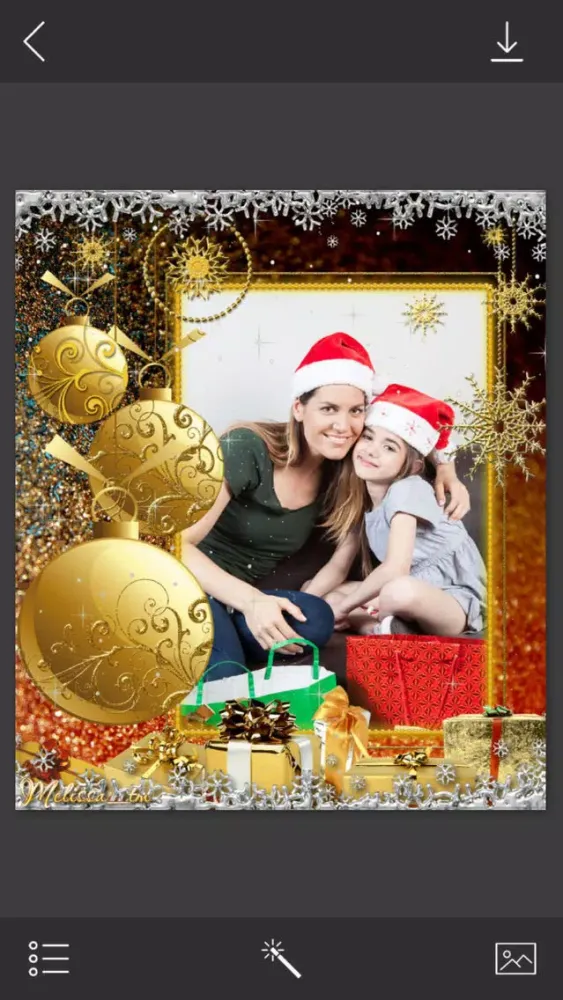 Xmas Frame - Instant pic frames スクリーンショット