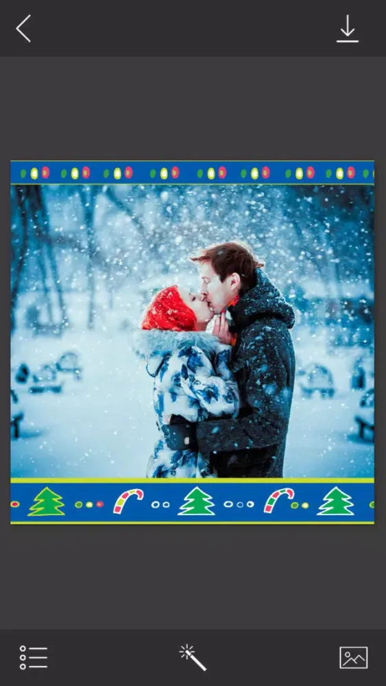 Xmas Frame - Instant pic frames スクリーンショット