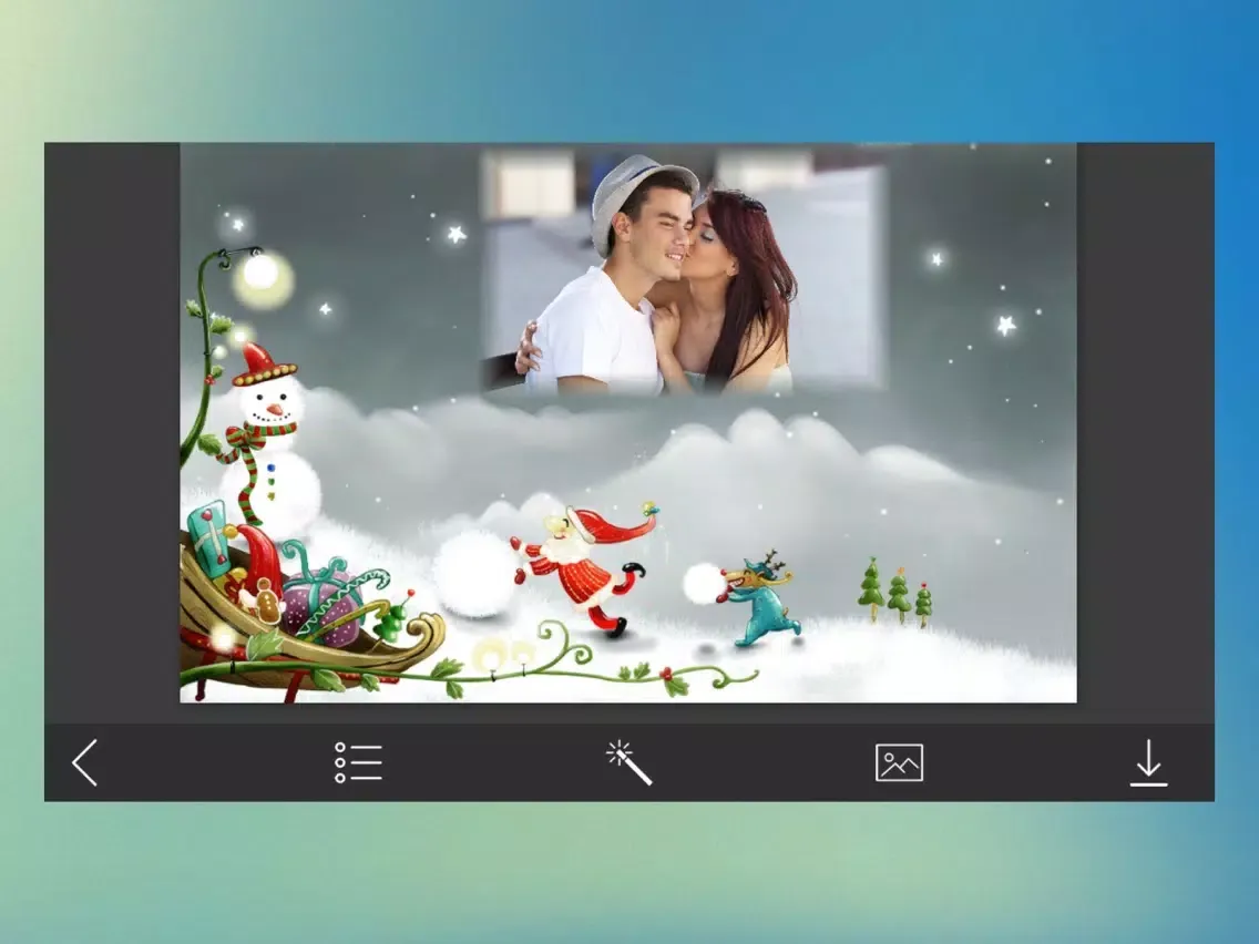 ภาพหน้าจอของ Santa claus HD Photo Frame - Free InstaFrame Edito iPad 