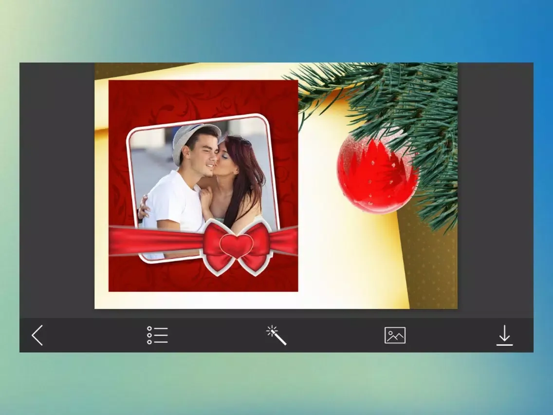 ภาพหน้าจอของ Santa claus HD Photo Frame - Free InstaFrame Edito iPad 