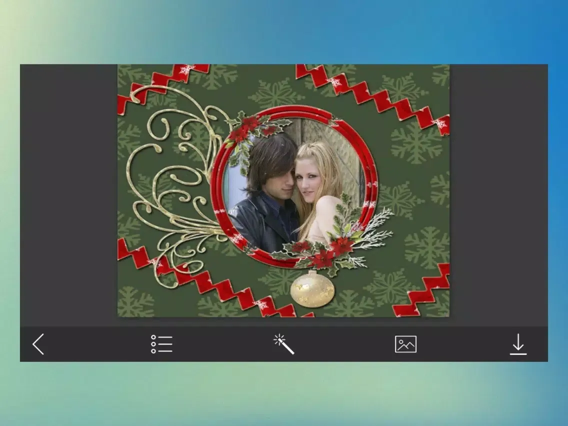 ภาพหน้าจอของ Santa claus HD Photo Frame - Free InstaFrame Edito iPad 