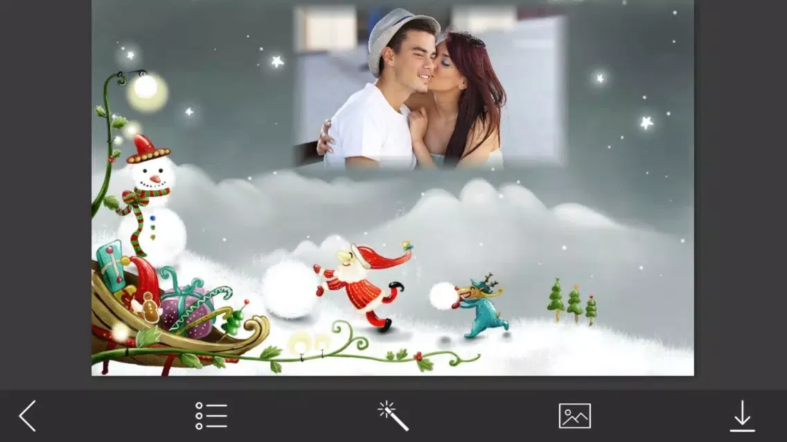 ภาพหน้าจอของ Santa claus HD Photo Frame - Free InstaFrame Edito