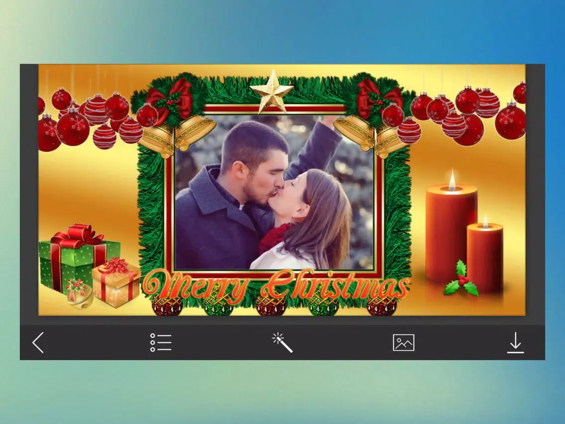 Tangkapan layar Christmas 2017 Hd Frames - Creative Design App iPad 
