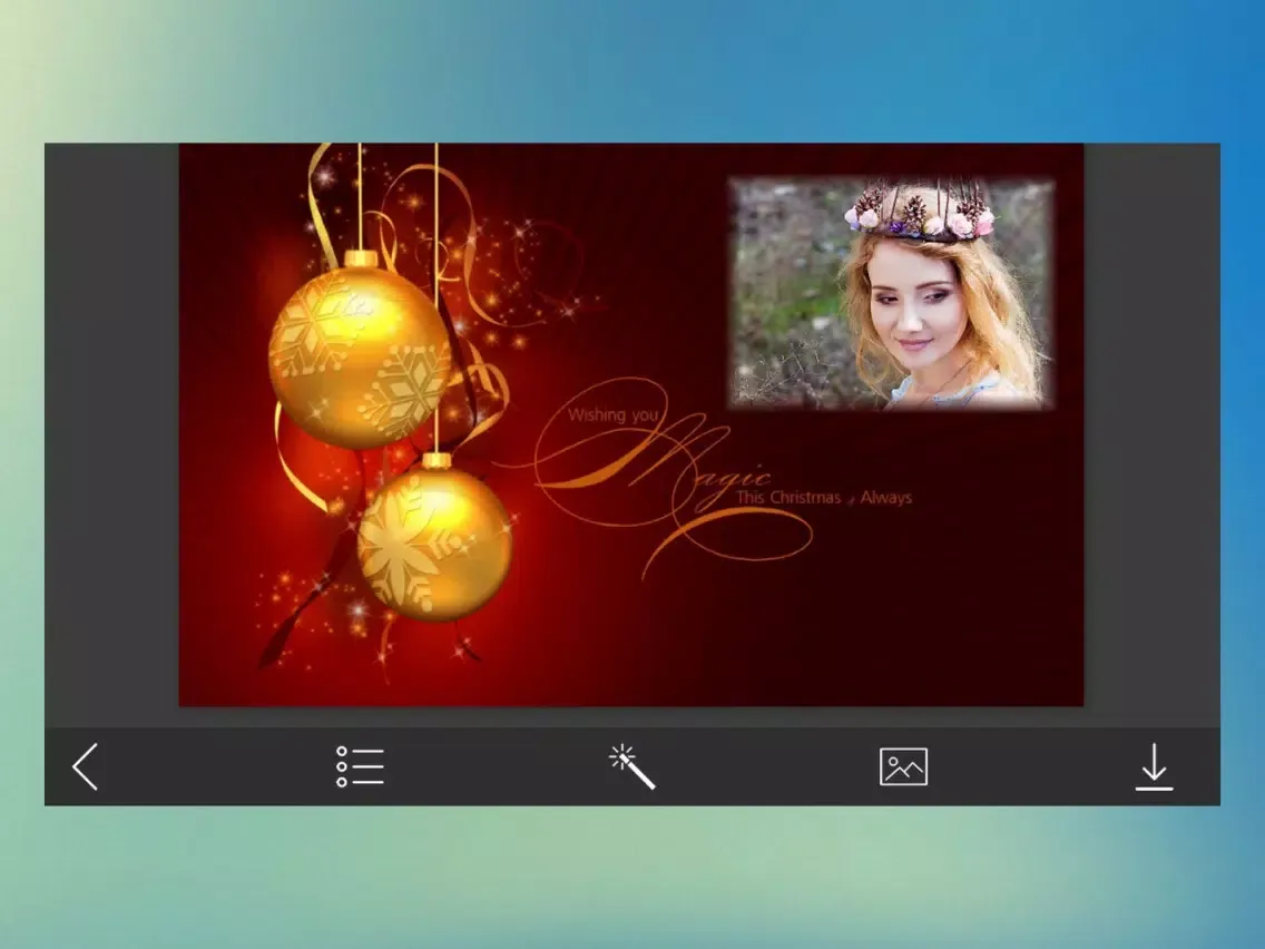 Tangkapan layar Christmas 2017 Hd Frames - Creative Design App iPad 